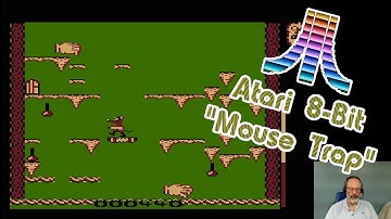 Atari 8-Bit Game Play, Mouse Trap