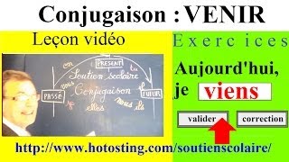 Conjugaison Semi-Auxiliaire Venir Ce1 Ce2 Imparfait, Présent, Futur
