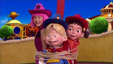 every episode of lazytown but only when they say 