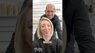 To achieve this beautiful blonde Benjamin did his signature blonde highlights Mure Salon Best in NYC
