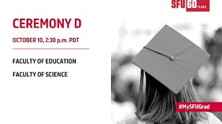 SFU Convocation October 2025 - Ceremony D (Closed Captioning)
