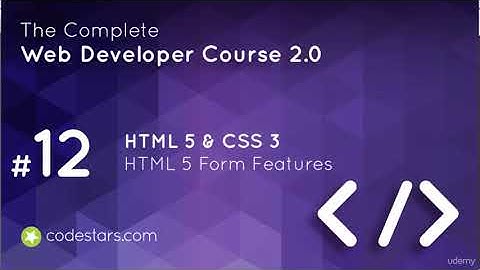 HTML5 Form Features