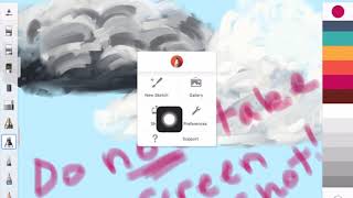 How to save Sketchbook drawings to your camera roll. screenshot 1