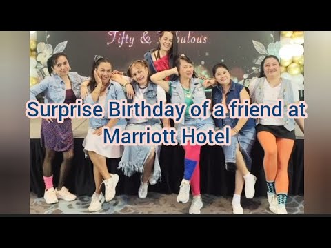 Surprise Birthday of a dear friend at Marriott Hotel . #birthday #surpriseparty