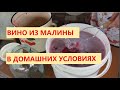 Вино из малины в домашних условиях. Малиновое вино. Часть1.