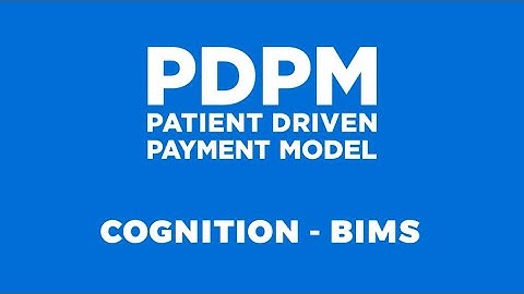 Cognition - BIMS