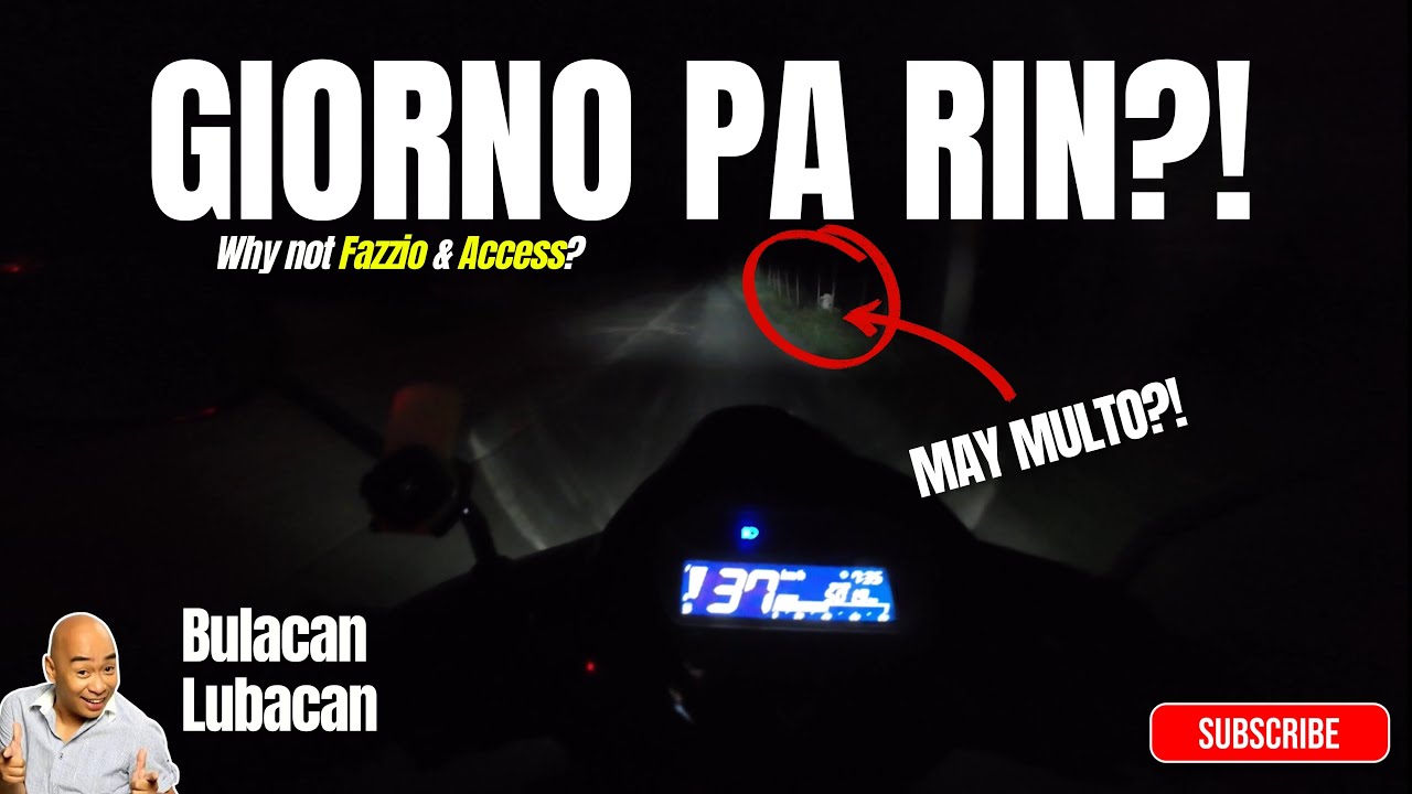 Giorno vs Lubacan | Bakit PA RIN GIORNO 125 sa 2026?