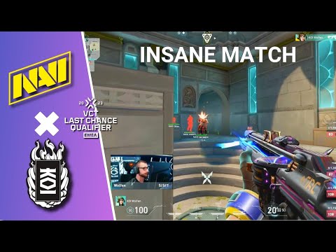 Natus Vincere VS KOI  - HIGHLIGHTS | Valorant Champions Tour 2023: EMEA Last Chance Qualifier