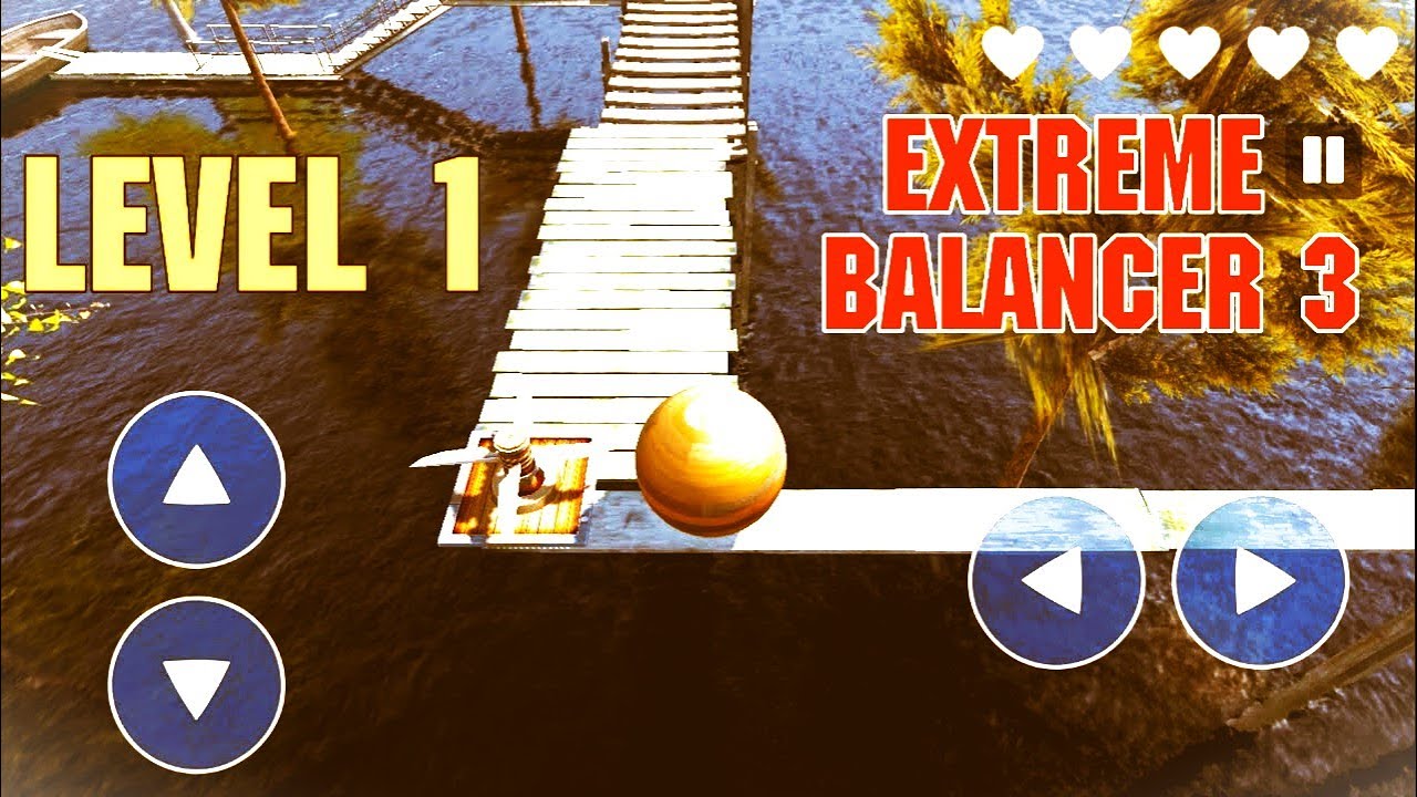 Extreme Balancer 3 | LEVEL 1 | Balance the Ball on Wooden - YouTube