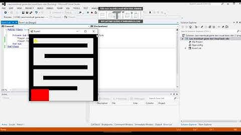 Tutorial membuat mini games menggunakan Visual Studio - XI MM2 2017 2018 - SMK PGRI 1 Jakarta