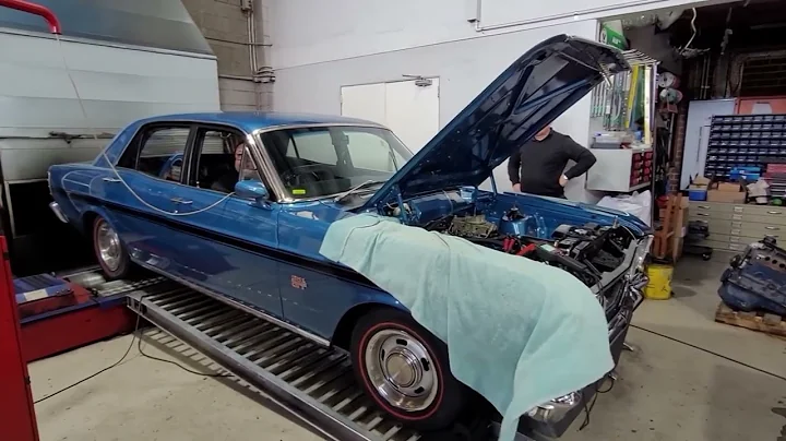 XW GT Falcon gets tuned on the dyno