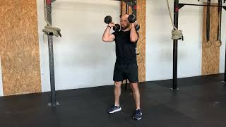 Double Dumbbell Front Rack Squat | Build Full-Body Strength & Lower Body Muscle
