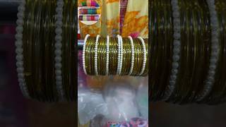 🥰मेहंदी कलर चूड़ी सेट 💞 #चूड़ी #youtubeshorts #chudidesign #bangles #शॉर्ट्स