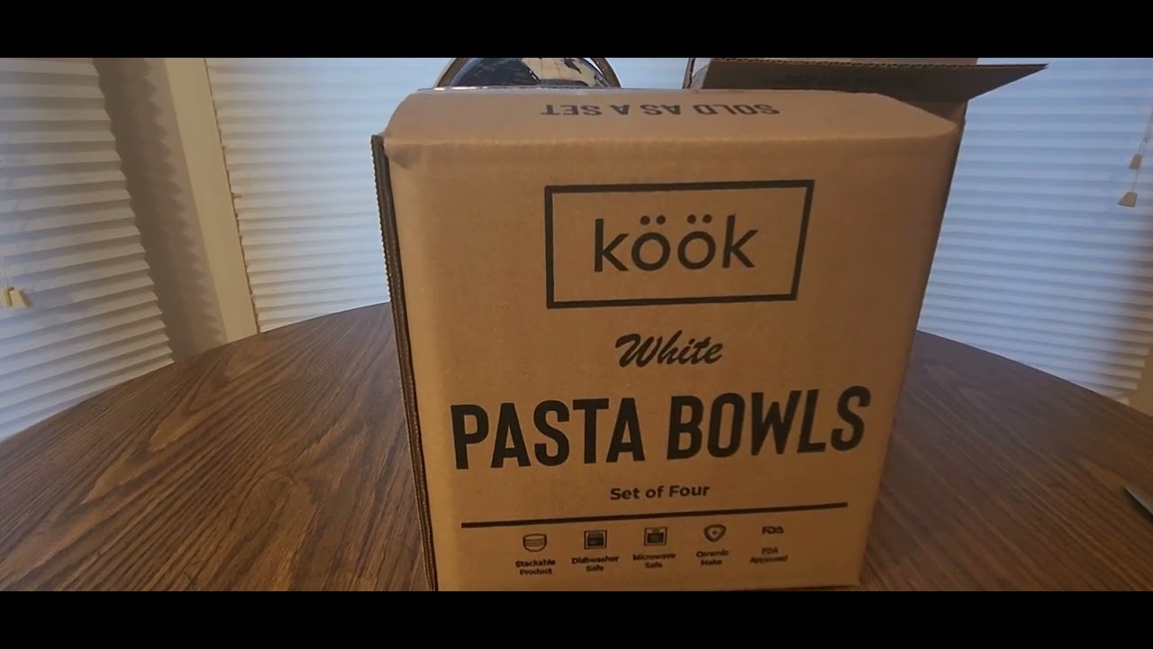 The Best Ceramic Pasta Bowls KooK ( EPISODE 4007) Amazon Unboxing Video