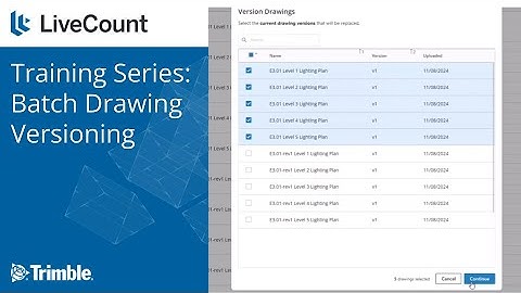 LiveCount: Batch Drawing Versioning