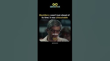 BlackBerry had everything — security, encrypted messaging, and a cult-like following. 🔥