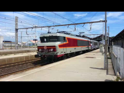 La CC 6570 + BB 22266 en CV sur un W Sète - Narbonne