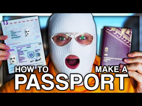 HOW TO MAKE A PASSPORT (VERY LEGAL)