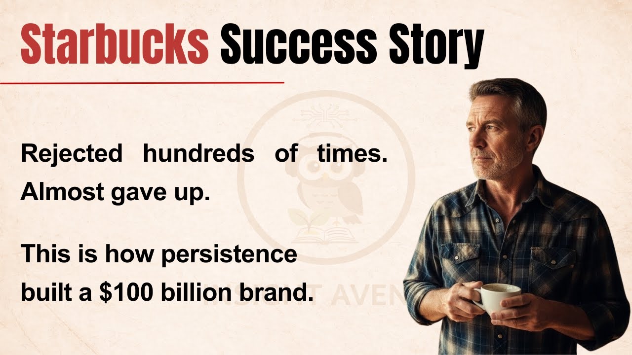 Starbucks Success Story | Learn English Through Story ✅