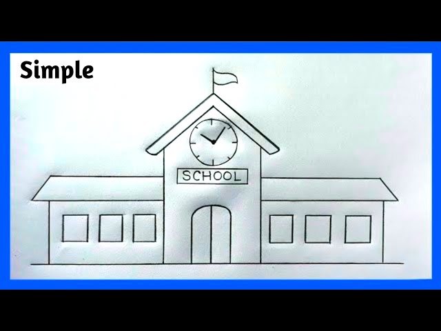 How to Draw a Simple School Bus | Dibujos de ojos, Dibujos
