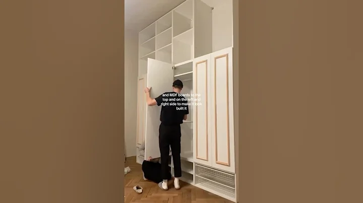 DIY Ikea Platsa wardrobe hack #ikea #interiordecor #homeinterior #diyhome #diyfurniture #homedecor thumbnail