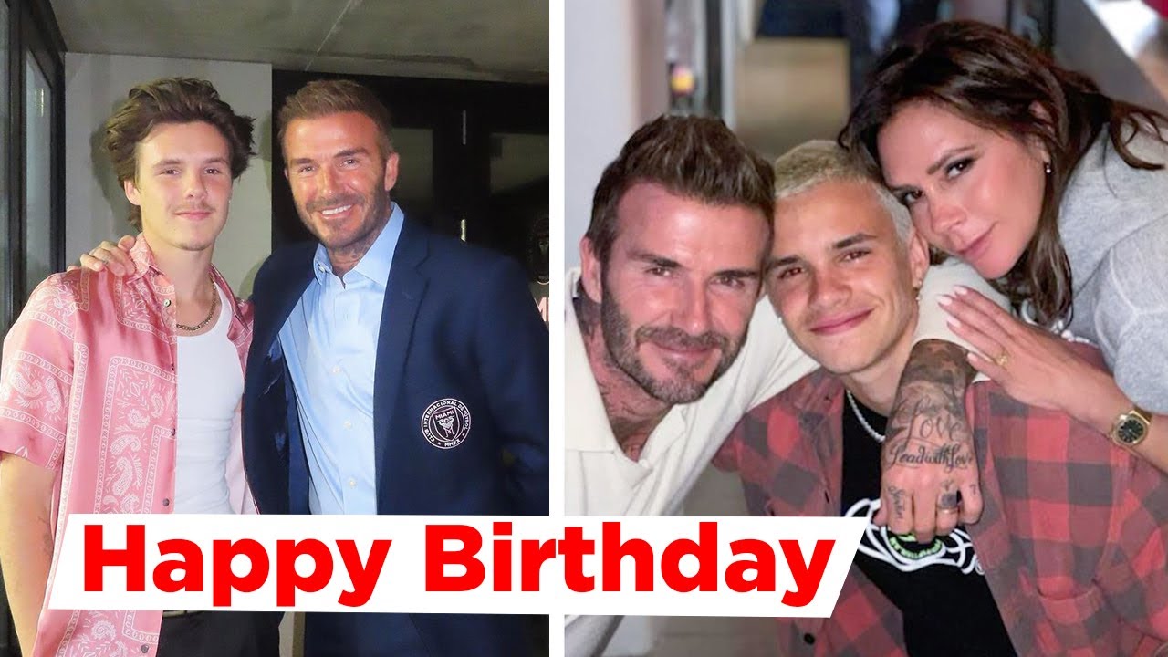 David And Victoria Beckham Celebrate Son Romeo's 21st Birthday YouTube