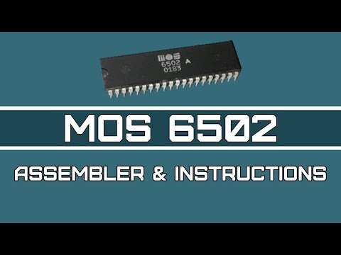 6502 Assembly Programming - Video 5:Assembler and Instructions / Mnemonics