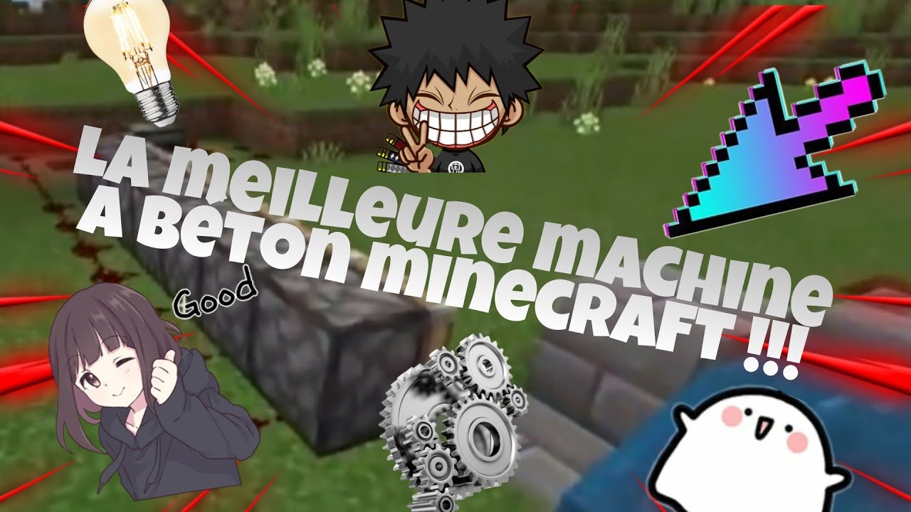 LA MEILLEURE MACHINE A BÉTON DE MINECRAFT !!! - YouTube