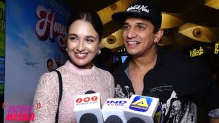 Prince Narula, and Yuvika Chaudhary at the screening of the film Honeymoon