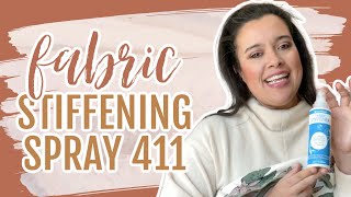 Fabric Stiffening Spray 411 + Tutorial screenshot 2
