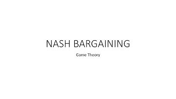 Nash Bargaining