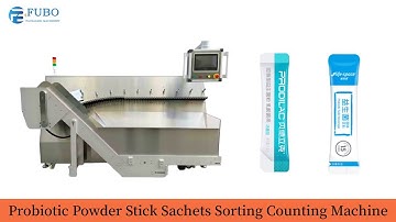 probiotic powder stick sachets sorting counting machine | sachets sorting machine