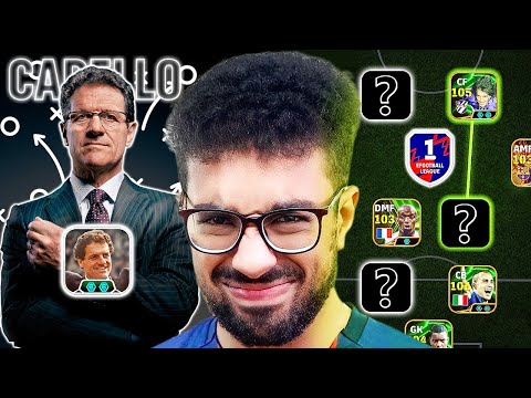 Trying out the best possible formation for the beloved Fabio Capello 🤯🔥 | eFootball Mobile