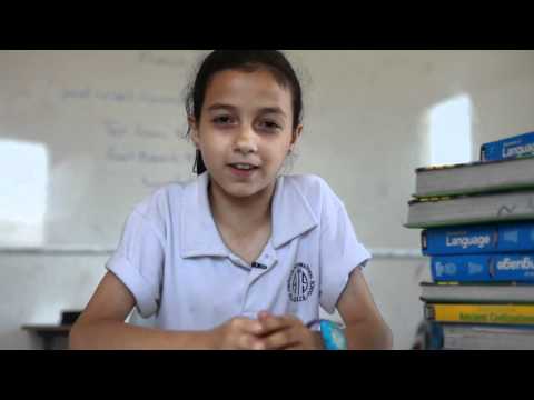 Gaza's school children: 'The good things about Gaza are the weather and the sea' Instructional Video