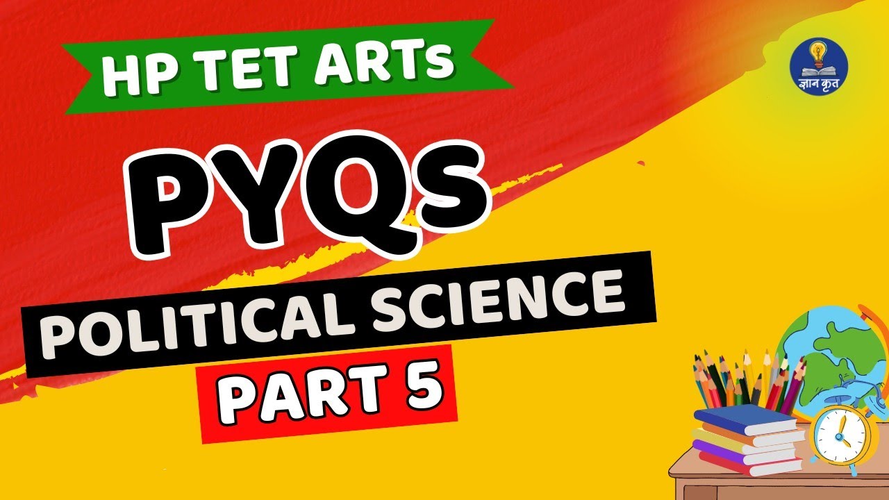 Political Science PYQs for HP TET Arts | PYQs Practice Session | Part 5 #hptetarts  #pyqspractice 