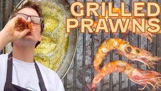 Grilled Tiger Prawns, Coriander, Burnt Chilli & Lime Er