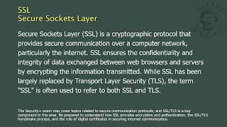 SSL - Secure Sockets Layer