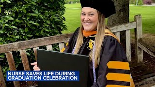 Nurse anesthesia graduate saves chef's life during post‑graduation dinner