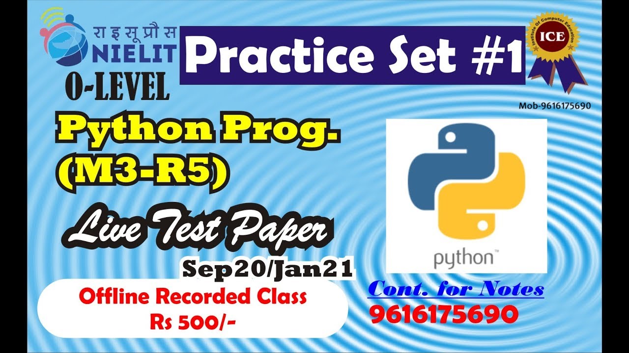 M3R5 Sep 2020 Guess Paper #1