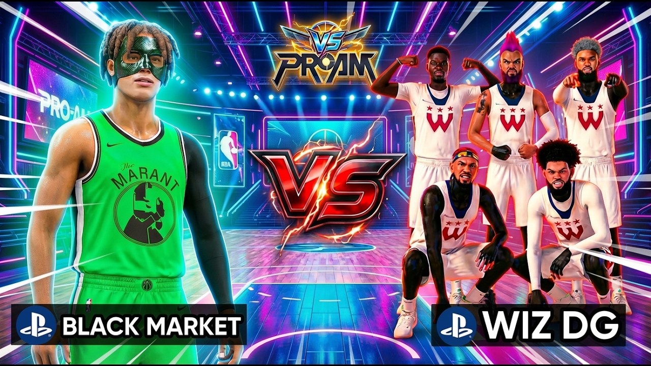WizDG против Black Market | Профессионально-любительское противостояние №1 против №1 (NBA 2K26)