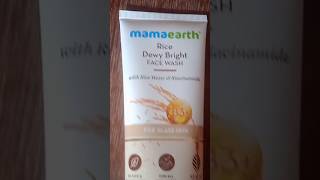 Mama Earth Rice Dewy Bright Face Wash # MamaEarthRiceDewyBrightFaceWash#viral #shortvideo