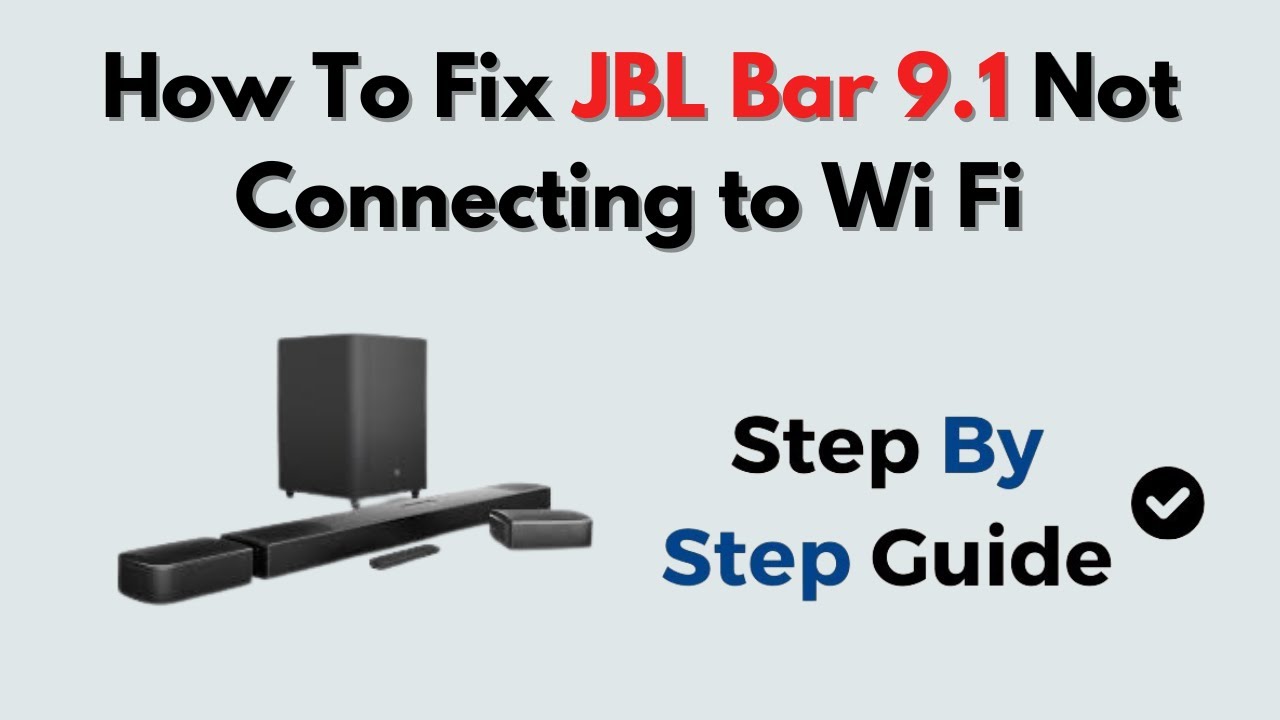 Photo inspiration: Gallery Detail: How To Fix Jbl Bar 9 1 Not Connecting To