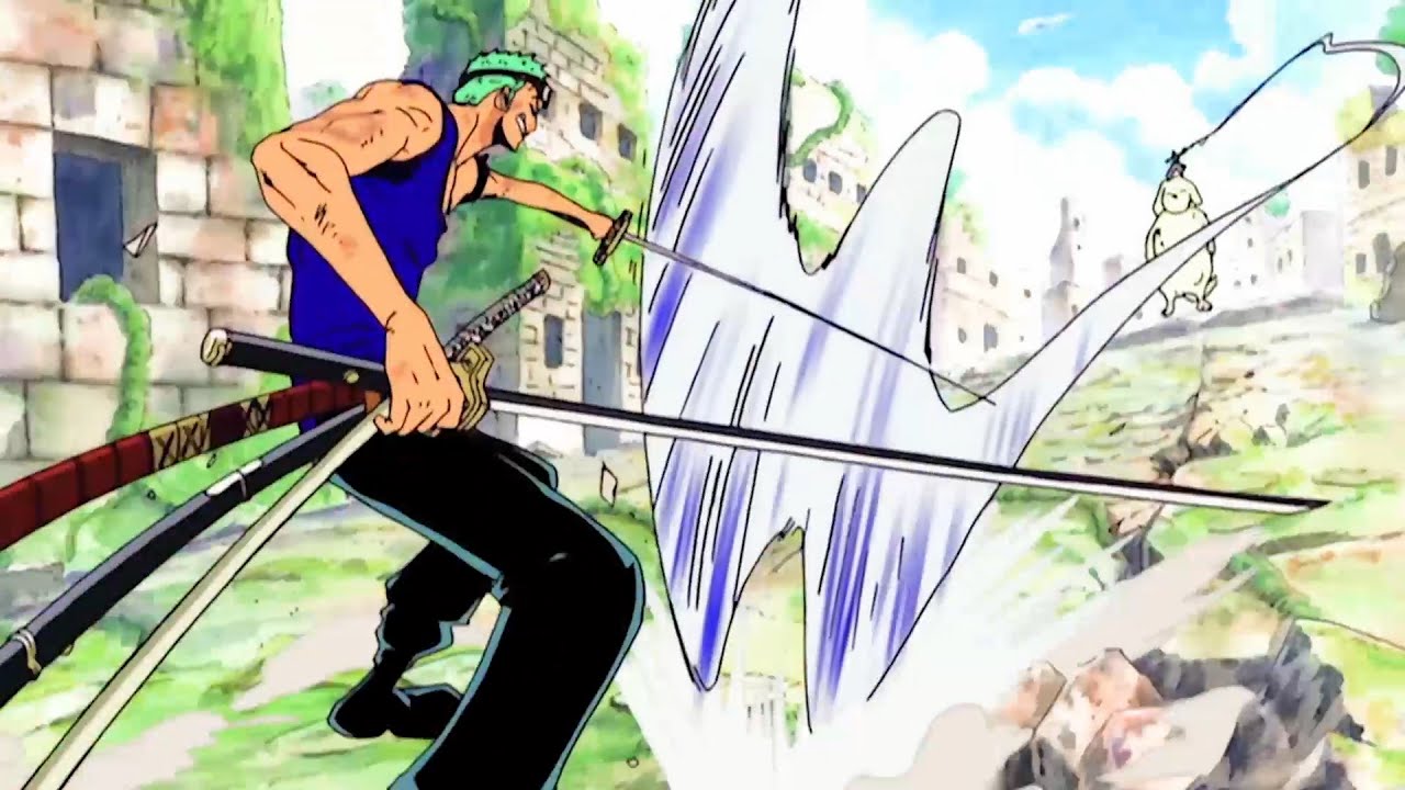 Zoro Faces The Strangest Enemy In Skypiea// スカイピアでゾロが遭遇した最も異様な敵