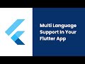 Flutter Localization Tutorial | Multi-Language App in Flutter (Step by Step)