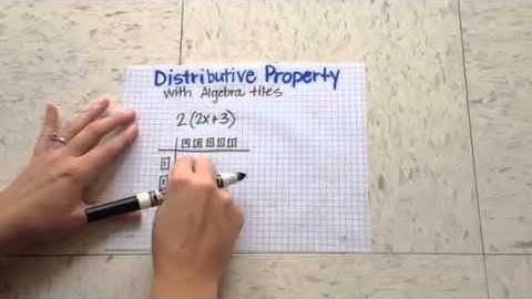 Distributive Property using Algebra Tiles
