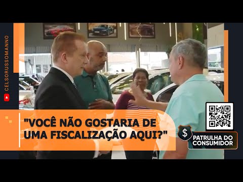 "Você não gostaria de uma fiscalização aqui?"