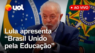 🔴 Lula ao vivo: Presidente apresenta 'Brasil Unido pela Educação' com Camilo Santana