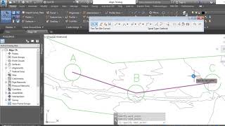 Curso AutoCAD Civil 3D - Diseño de una alineación con normas locales -Parte 33