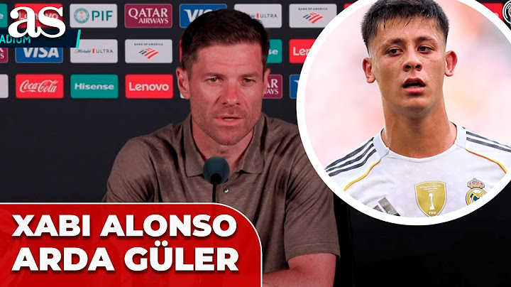 XABI ALONSO praises the importance of ARDA GÜLER in his REAL MADRID