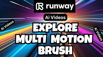 New Multi Motion Brush Gen 2 RunwayML Ai Videos